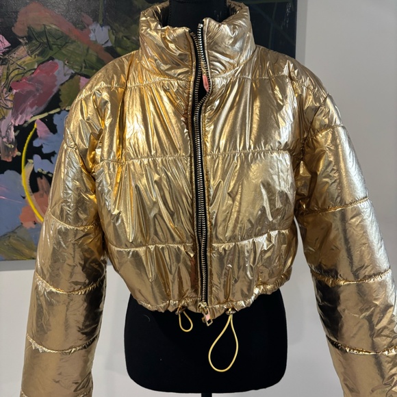 Metallic Gold Jacket - Picture 1 of 5